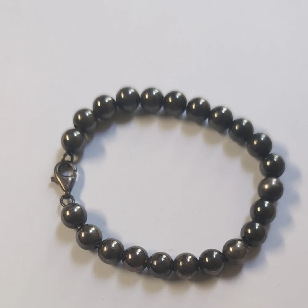 Black‎ Spherical Bead Jewelry Bracelet